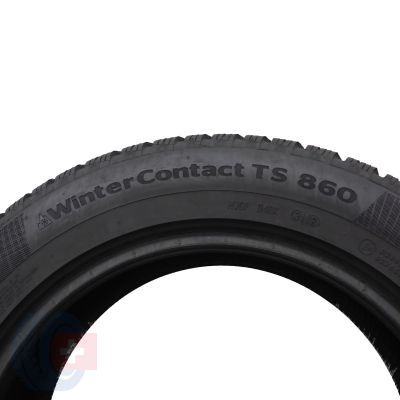 6. 205 55 16 2x CONTINENTAL 205/55 R16 91H WinterContact TS860 Winterreifen 7,2mm 2018