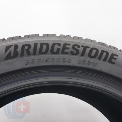 6. 255 45 20 4x BRIDGESTONE 255/45 R20 105W XL Blizzak 6 Winterreifen 2025 7mm WIE NEU