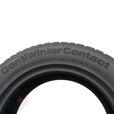 6.  245 55 R17 4 x CONTINENTAL 245/55 R17 ContiWinterContact TS 760 BMW Winterreifen 2014 UNGEBRAUCHRTE