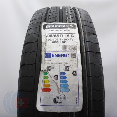 205 65 16C 1x CONTINENTAL 205/65 R16C 107/105T VanContact Ultra Sommerreifen 2024 VOLL
