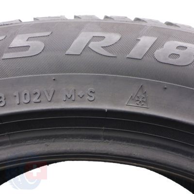 2. 225 55 18 1x PIRELLI 225/55 R18 102V XL Sottozero 3 Winter AO Winterreifen 6,3mm 2021