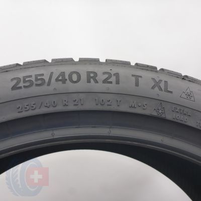 6. 255 40 21 4x CONTINENTAL 255/40 R21 102T XL WinterContact TS870 P Winterreifen 2024 8,2-8mm WIE NEU