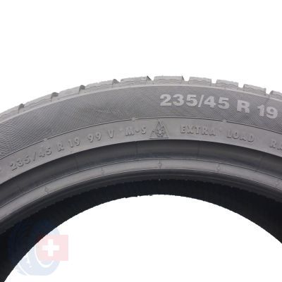 4.  235 45 19 1x CONTINENTAL 235/45 R19 99V XL ContiWinterContact TS 830 P M0 Winterreifen 2022 7mm