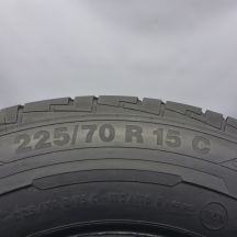 6. 225 70 15C 2x CONTINENTAL 225/70 R15C 112/110R ContiVanContact 100 Sommerreifen 2015/18 8-8,2mm
