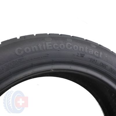 6. 2 x CONTINENTAL 185/50 R16 81H ContiEcoContact 5 Sommerreifen 2019 6,5mm