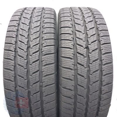225/65 R16C 2x CONTINENTAL 112/110R VanContactWinter Winterreifen 2023 10mm WIE NEU 