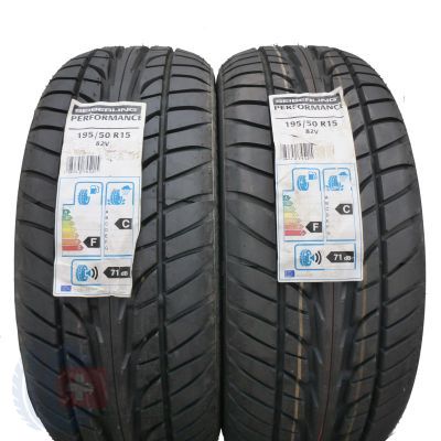 2 x SEIBERLING 195/50 R15 82V Performance Sommerreifen 2016 UNGEBRAUCHT