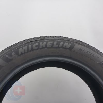 5. 215 55 18 4x MICHELIN 215/55 R18 99V XL Alpin 7 Winterreifen 2024 7,5 i 7mm  WIE NEU 