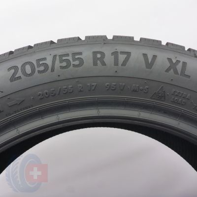 5. 205 55 17 2x CONTINENTAL 205/55 R17 95V XL WinterContact TS870P Winterreifen 2024 WIE NEU 7,2mm