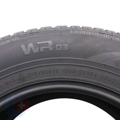 5. 215 65 R15 2 x NOKIAN 215/65 R15 100H XL WR D3 Winterreifen 2014 UNGEBRAUCHRTE 