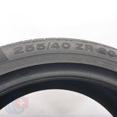 4. 255/40 R20 1x CONTINENTAL 101Y XL ContiSportContact 5P M0 Sommerreifen 2024 VOLL WIE NEU 