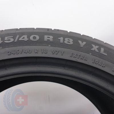 6. 245 40 18 2x CONTINENTAL 245/40 R18 97Y XL ContiSportContact 5 A0 Sommerreifen 2018 6,2mm 