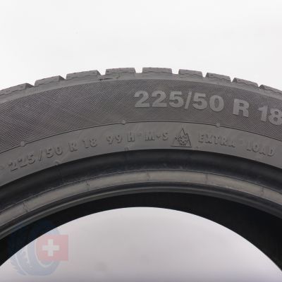 4.  225 50 18 1x CONTINENTAL 225/50 R18 99H XL ContiWinterContact TS 830 P A0 Winterreifen 2023 7,5mm WIE NEU 