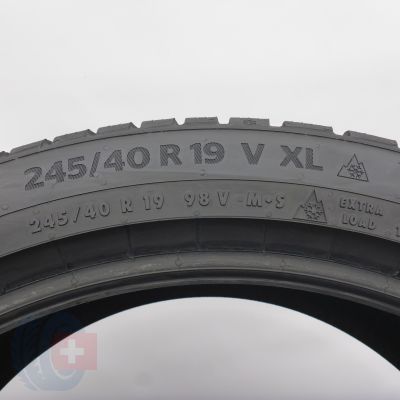5. 245 40 19 2x CONTINENTAL 245/40 R19 98V XL WinterContact TS870 P Winterreifen 2021 6,2mm 