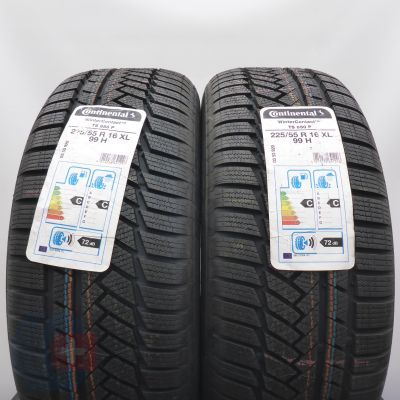 225 55 16 2x CONTINENTAL 225/55 R16 99H XL WinterContact TS850P Winterreifen 2021 VOLL 225 55 16 2x CONTINENTAL 225/55 R16 99H XL WinterContact TS850P Winterreifen 2021 VOLL
