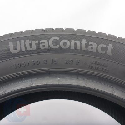 5. 195 50 15 2x CONTINENTAL 195/50 R15 82V UltraContact Sommerreifen 2022 6,8mm