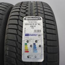 2. 265 45 21 4x CONTINENTAL 265/45 R21 108V XL WinterContact TS850P SUV 2022 WIE NEU VOLL
