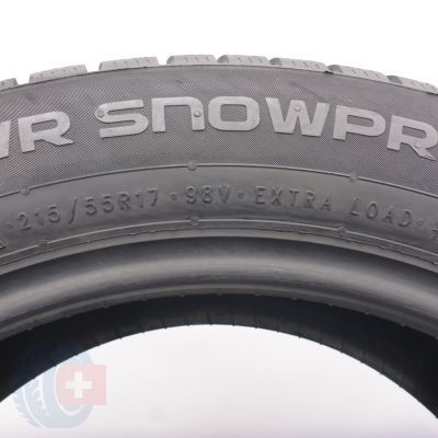 7. 215 55 17 4x NOKIAN 215/55 R17 98V XL WR Snofproof P Winterreifen 2021 8,5-8mm