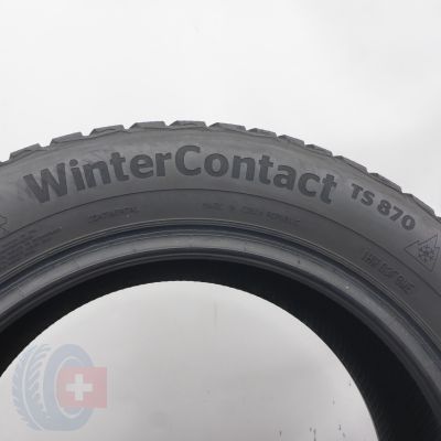 6. 205 55 16 2x CONTINENTAL 205/55 R16 91H WinterContact TS870 Winterreifen 2021 6,5-6,8mm