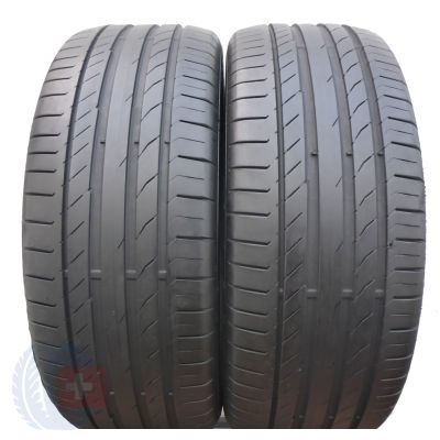 2 x CONTINENTAL 235/55 R18 100V ContiSportContact 5 SUV SEAL Sommerreifen 2016 5,2-5,8mm