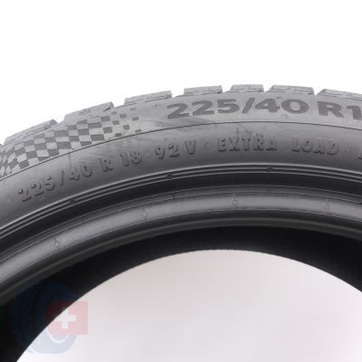 3. 225 40 18 1x CONTINENTAL 225/40 R18 92V XL WinterContact TS860S RunFlat BMW Winterreifen 2022 WIE NEU 8mm