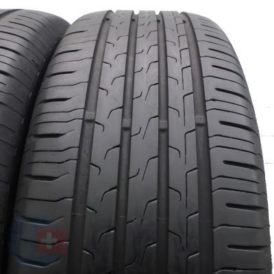 2. 4 x CONTINENTAL 215/60 R17 96H ContiEcoContact 5 Sommerreifen DOT20/21  5.8-6mm