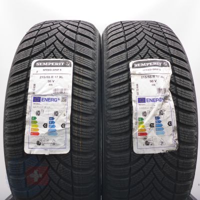 4.  215 55 17 4x SEMPERIT 215/55 R17 98V XL Speed-Grip 5 Winterreifen 2025 VOLL WIE NEU 