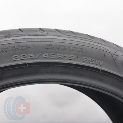 8. 225 45 19 4x GOODYEAR 225/45 R19 96W XL Eagle F1 Asymetric 3 BMW Sommerreifen 2021 7-6,8mm
