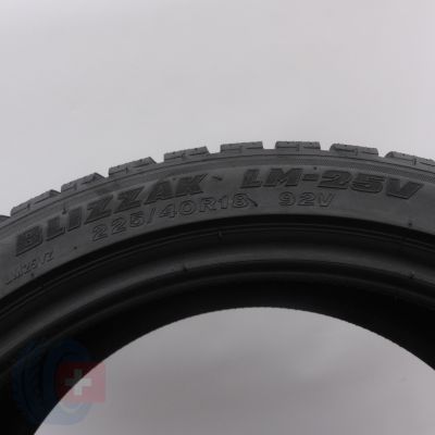 5. 225 40 18 2x BRIDGESTONE 92V Blizzak LM25 Winterreifen 2007/08 8mm
