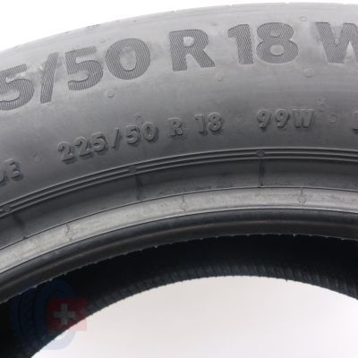 6. 225 50 18 4x CONTINENTAL 225/50 R18 99W XL PremiumContact 6 Sommerreifen 2022 VOLL WIE NEU