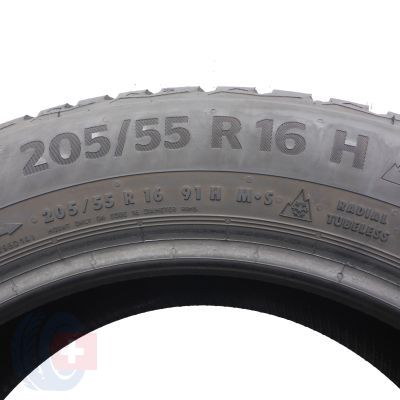 6. 205 55 16 2x CONTINENTAL 205/55 R16 91H WinterContact TS870 Winterreifen 2023 7mm