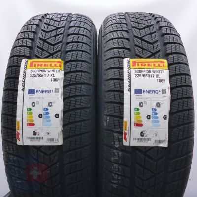 3. 225 65 17 4x PIRELLI  225/65 R17 106H XL Scorpion Winter Winterreifen 2024 VOLL WIE NEU 