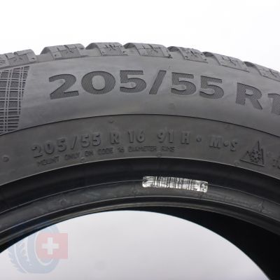 6. 205 55 16 2x CONTINENTAL 205/55 R16 91H WinterContact TS860 Winterreifen 2020 8mm