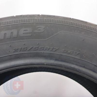 6. 215 55 17 1x HANKOOK 215/55 R17 94V Ventus Prime 3 Sommerreifren 2025 VOLL WIE NEU 