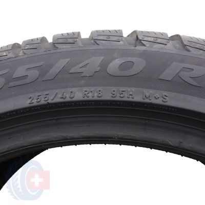 6. 2 x PIRELLI 255/40 R18 95H Sottozero 3 Winter AR RUN FLAT Winter Tyres 2019 WIE NEU VOLL