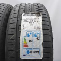 2. 205 40 18 2x CONTINENTAL 205/40 R18 86Y XL PremiumContact 6 Sommerreifen 2021 Ungebraucht  