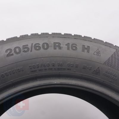 5. 205 60 16 2x CONTINENTAL 205/60 R16 92H WinterContact TS850P Winterreifen 2020 7mm
