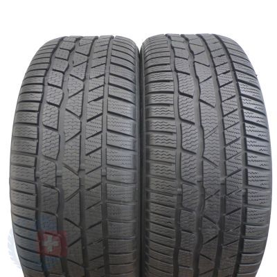 2 x CONTINENTAL 235/45 R19 99V XL ContiWinterContact TS830P AO 2016 Winterreifen 7,5-8mm Wie Neu