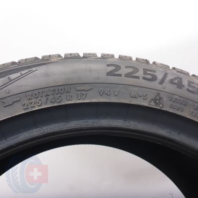 7. 225 45 17 2x CONTINENTAL 225/45 R17 94V XL AllSeasonContact Ganzjahresreifen 2023 VOLL WIE NEU 