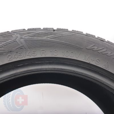 6.  245 45 18 4x VREDESTEIN 245/45 R18 100V XL Wintrac Pro Winterreifen 2023/24/25 9-8mm VOLL WIE