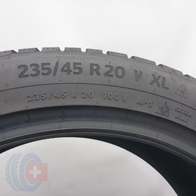 7.  235 45 20 4x CONTINENTAL 235/45 R20 100V XL WinterContact TS 870 P SEAL Winterreifen 2022 7,8-7,2mm 
