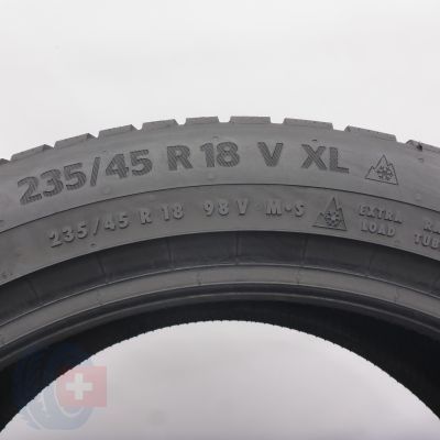 5.  235 45 18 2x CONTINENTAL 235/45 R18 98V XL  WinterContact TS 870 P Winterreifen 2021/23 6,5-7,5mm