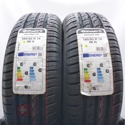 185 65 14 2x BARUM 185/65 R14  86H Bravuris 5HM Sommerreifen 2022 Ungebraucht  