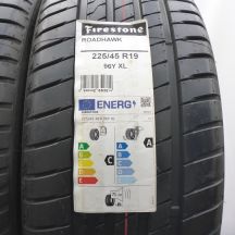 3.  225 45 19 4x FIRESTONE 225/45 R19 96Y XL Roadhawk Sommerreifen 2023  VOLL WIE NEU 