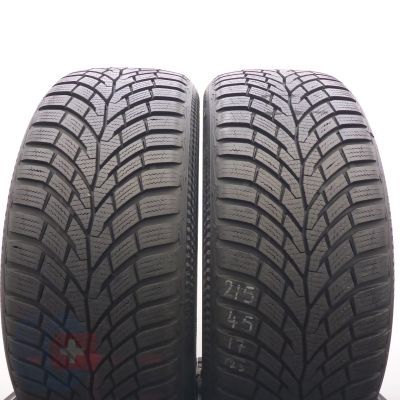 3.  215 45 17 4x CONTINENTAL  215/45 R17 91V XL  WinterContact TS 870 Winterreifen 2023 7,8-8,8mm