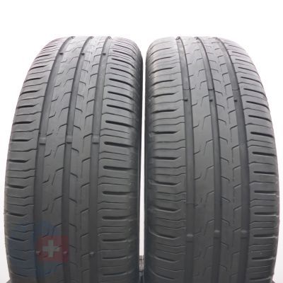 4. 195 65 15 4x CONTINENTAL 195/65 R15 91V EcoContact6 Sommerreifen 2019 5,5-6mm