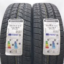 4. 205 75 16C 4x CONTINENTAL 205/75 R16C 110/108R VanContact Winter Winterreifen 2022 VOLL