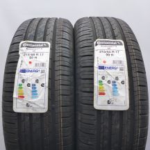 4. 215/65 R17 4x CONTINENTAL 215/65 R17 99H EcoContact 6 A0 Sommerreifen 2021  VOLL WIE  NEU