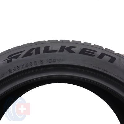 4. 2 x FALKEN 245/45 R18 100V XL EuroWinter HS02 PRO Winterreifen 2023 WIE NEU 7-7,5mm