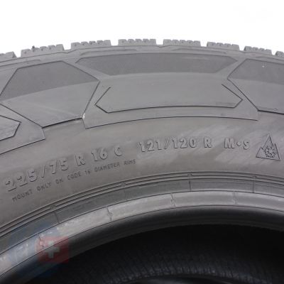 8.  225 75 16C 4x CONTINENTAL 225/75 R16C 121/120R VanContact Winter Winterreifen 2022 9-10,2mm